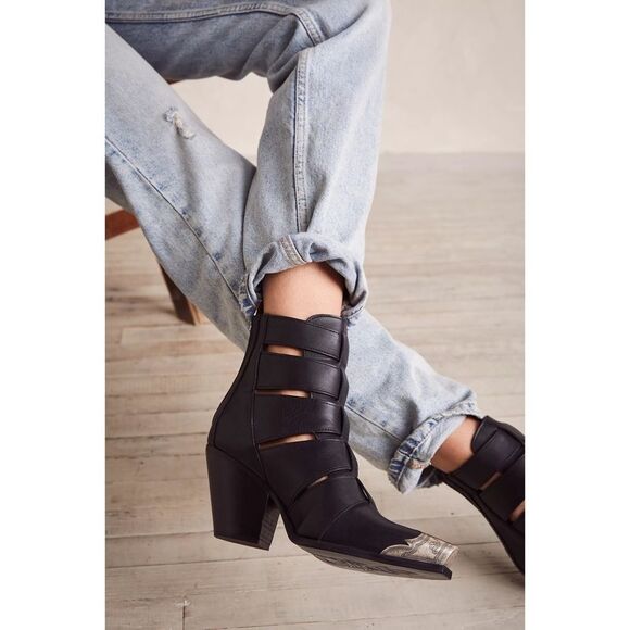 Free People FP Collection Brayden Fisherman Ankle Western Boots - Picture 5 of 10